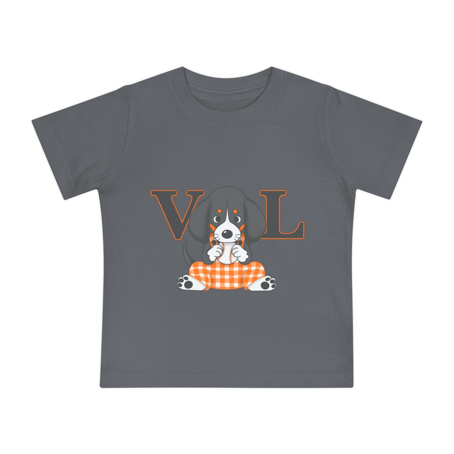 Cute Baseball lil Smokey V-O-L Baby Short Sleeve T-Shirt