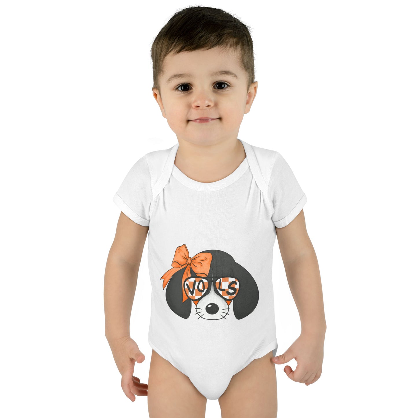 lil Smokey Girl-Themed Infant Bodysuit with 'VOL' Design - Perfect for Baby Showers and Celebrations