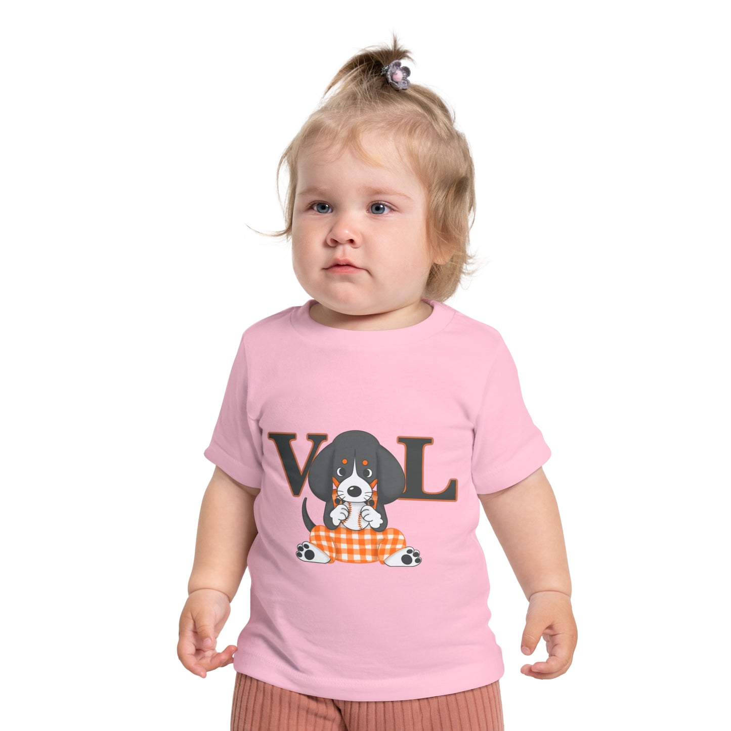 Cute Baseball lil Smokey V-O-L Baby Short Sleeve T-Shirt
