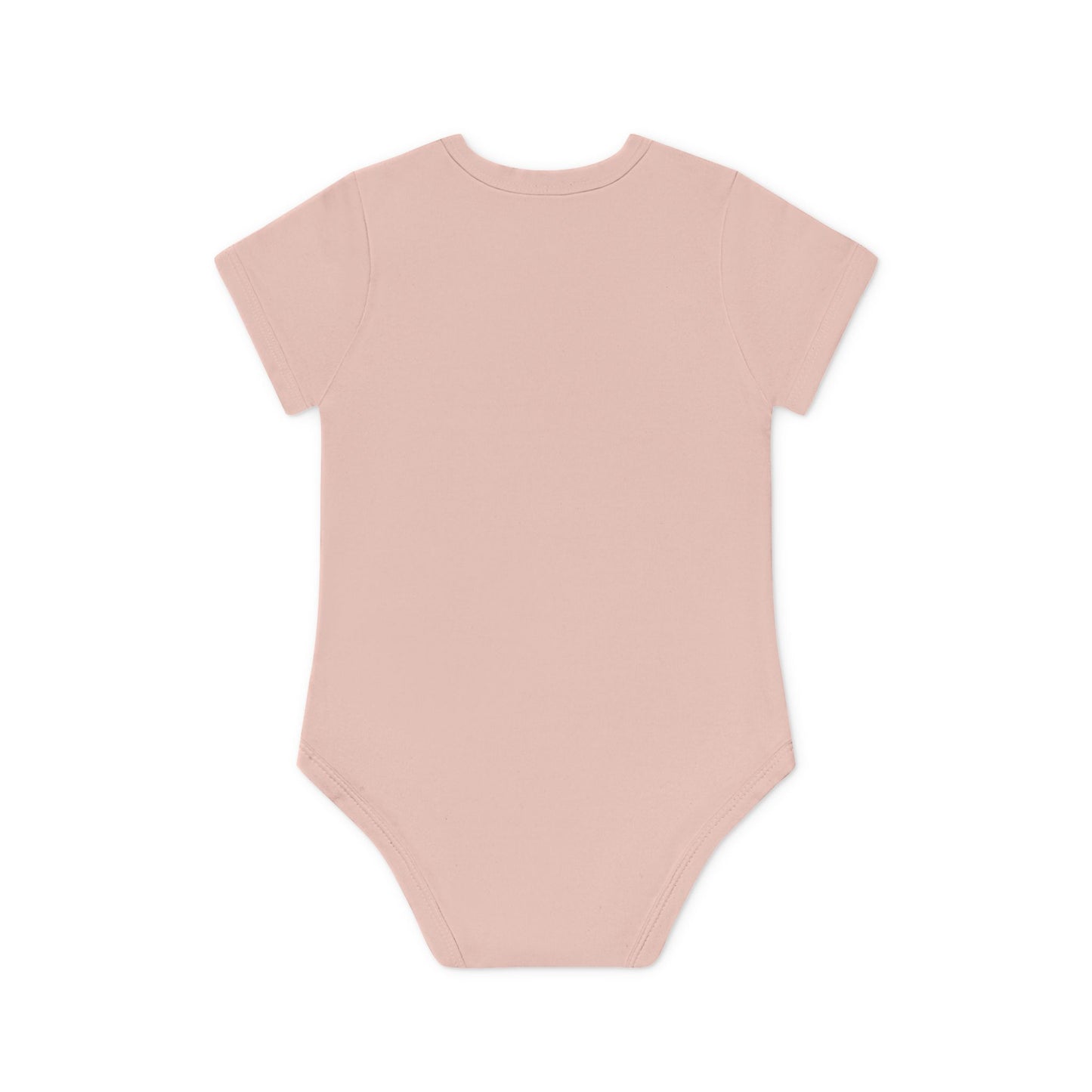Cute UT Themed Cat Organic Baby Bodysuit - Short Sleeve, Perfect for Newborns