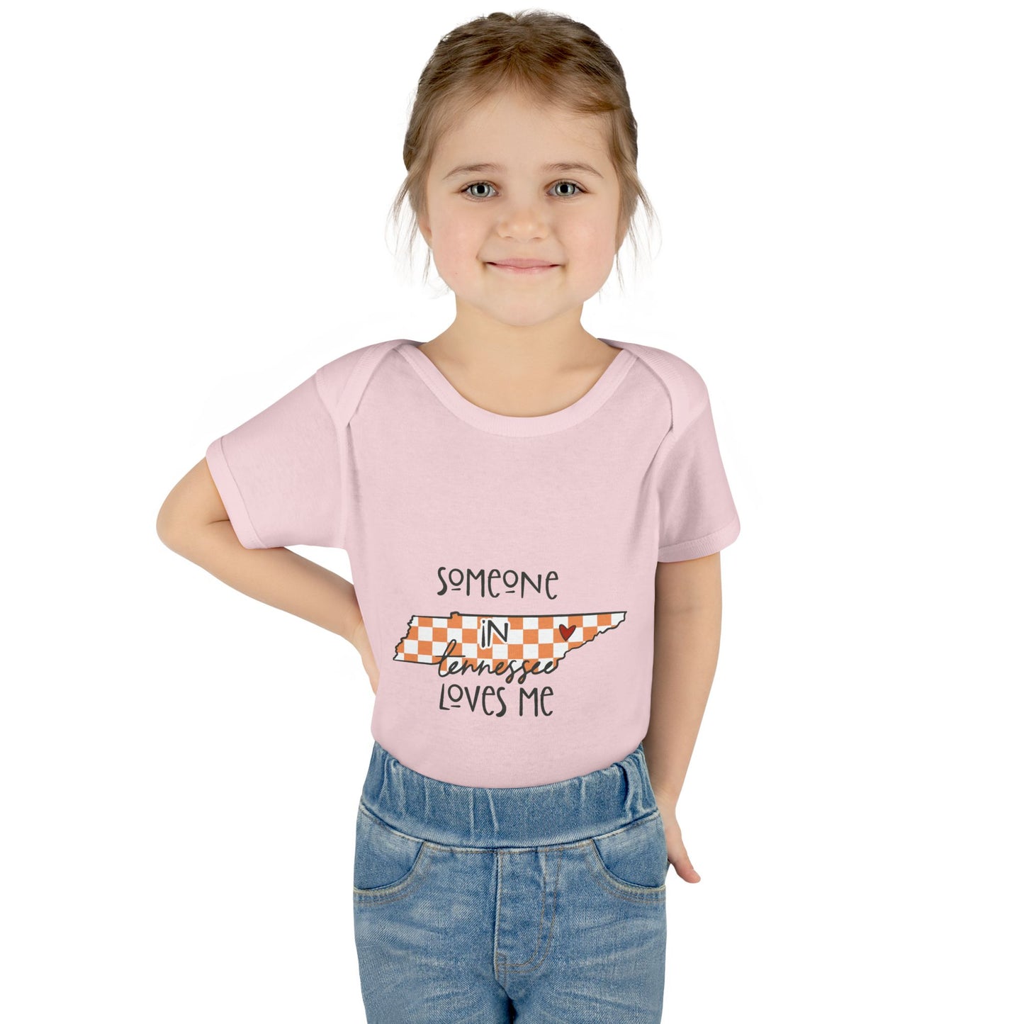Tennessee Love Infant Bodysuit - Someone in Tennessee Loves Me - Cute Baby Outfit