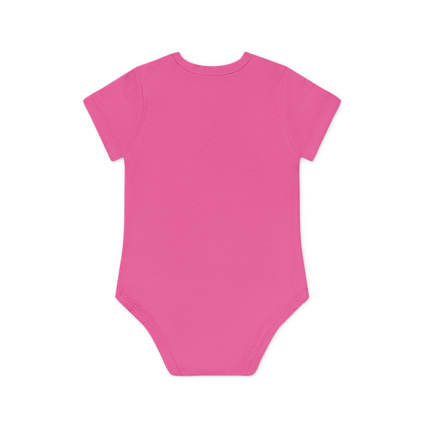 Cute UT Themed Cat Organic Baby Bodysuit - Short Sleeve, Perfect for Newborns