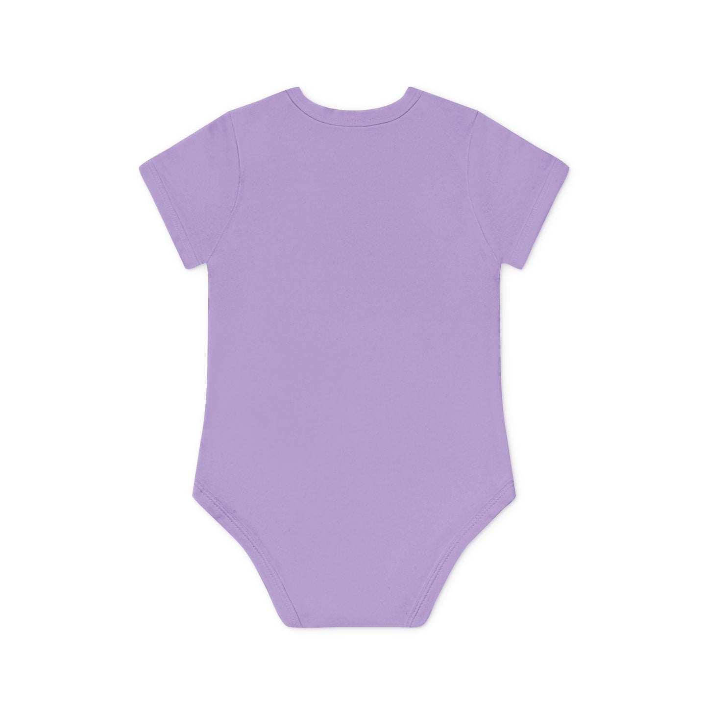 Cute UT Themed Cat Organic Baby Bodysuit - Short Sleeve, Perfect for Newborns
