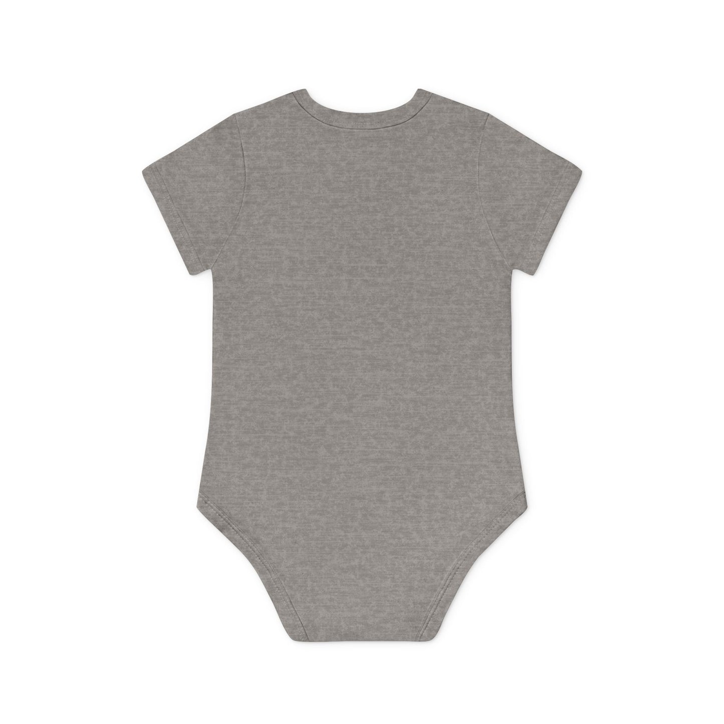 Cute UT Themed Cat Organic Baby Bodysuit - Short Sleeve, Perfect for Newborns