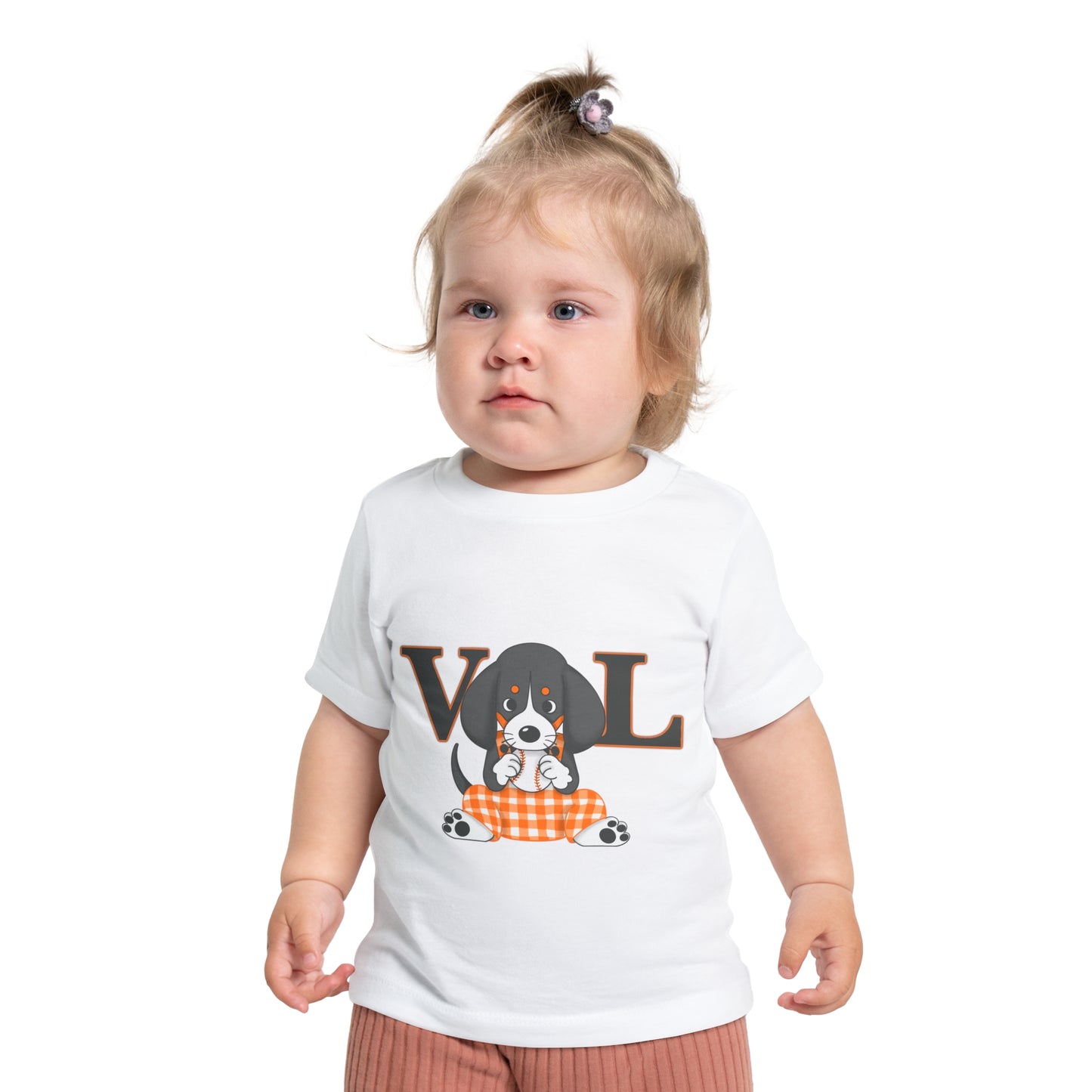 Cute Baseball lil Smokey V-O-L Baby Short Sleeve T-Shirt