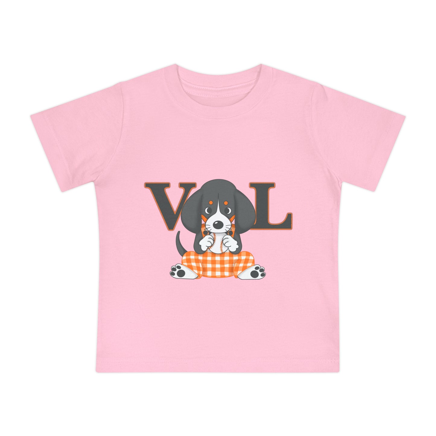 Cute Baseball lil Smokey V-O-L Baby Short Sleeve T-Shirt