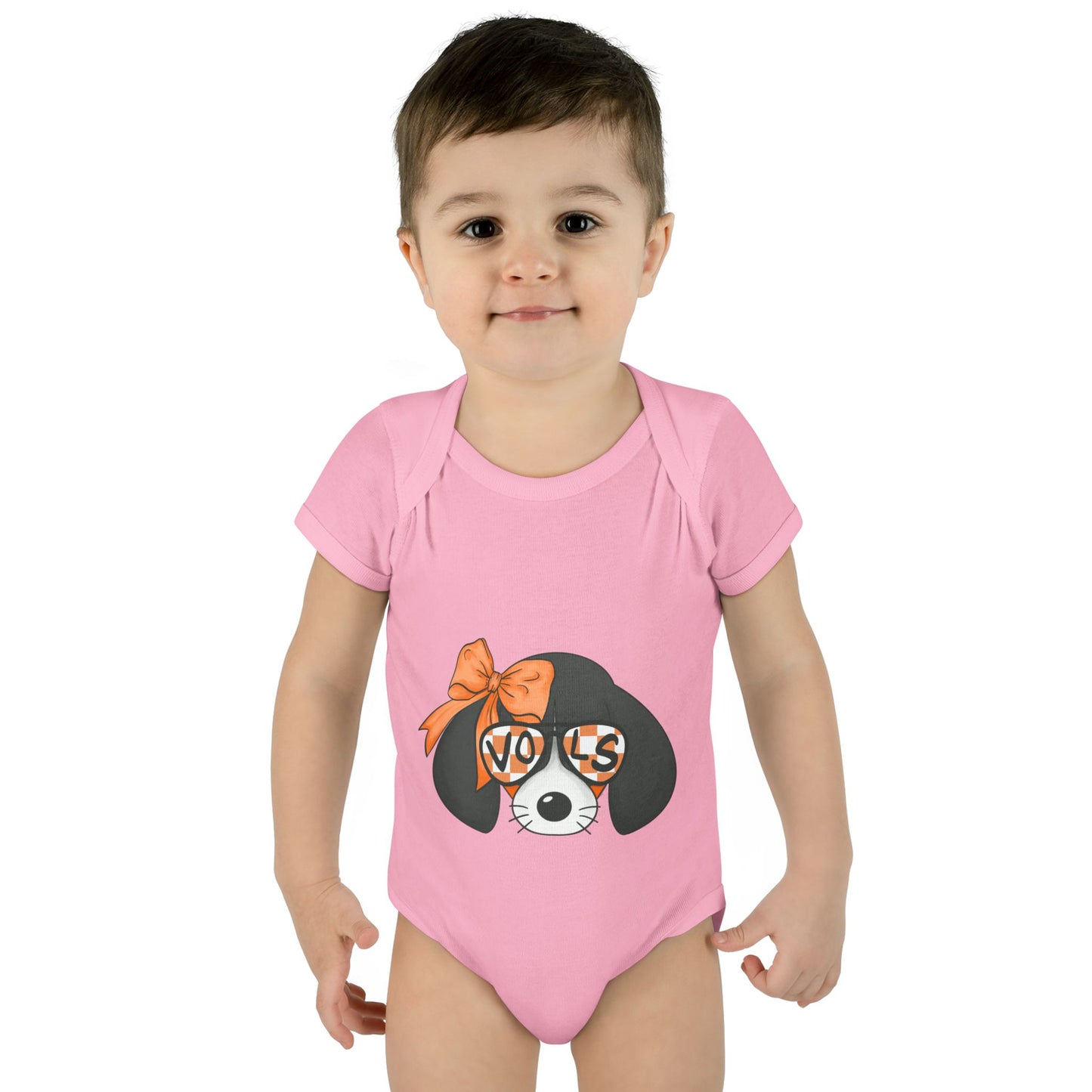 lil Smokey Girl-Themed Infant Bodysuit with 'VOL' Design - Perfect for Baby Showers and Celebrations