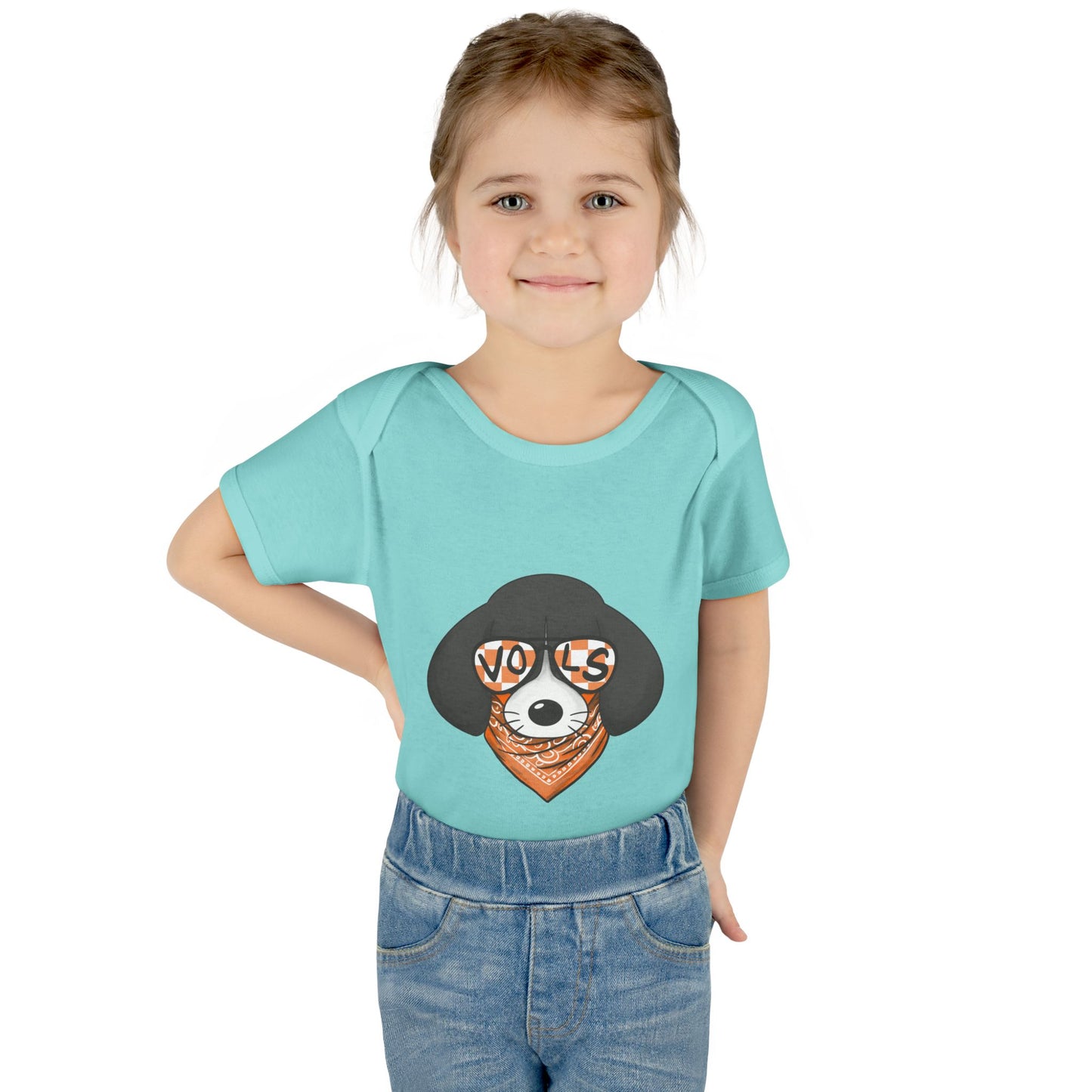 Cute Infant Bodysuit with lil Smokey Design