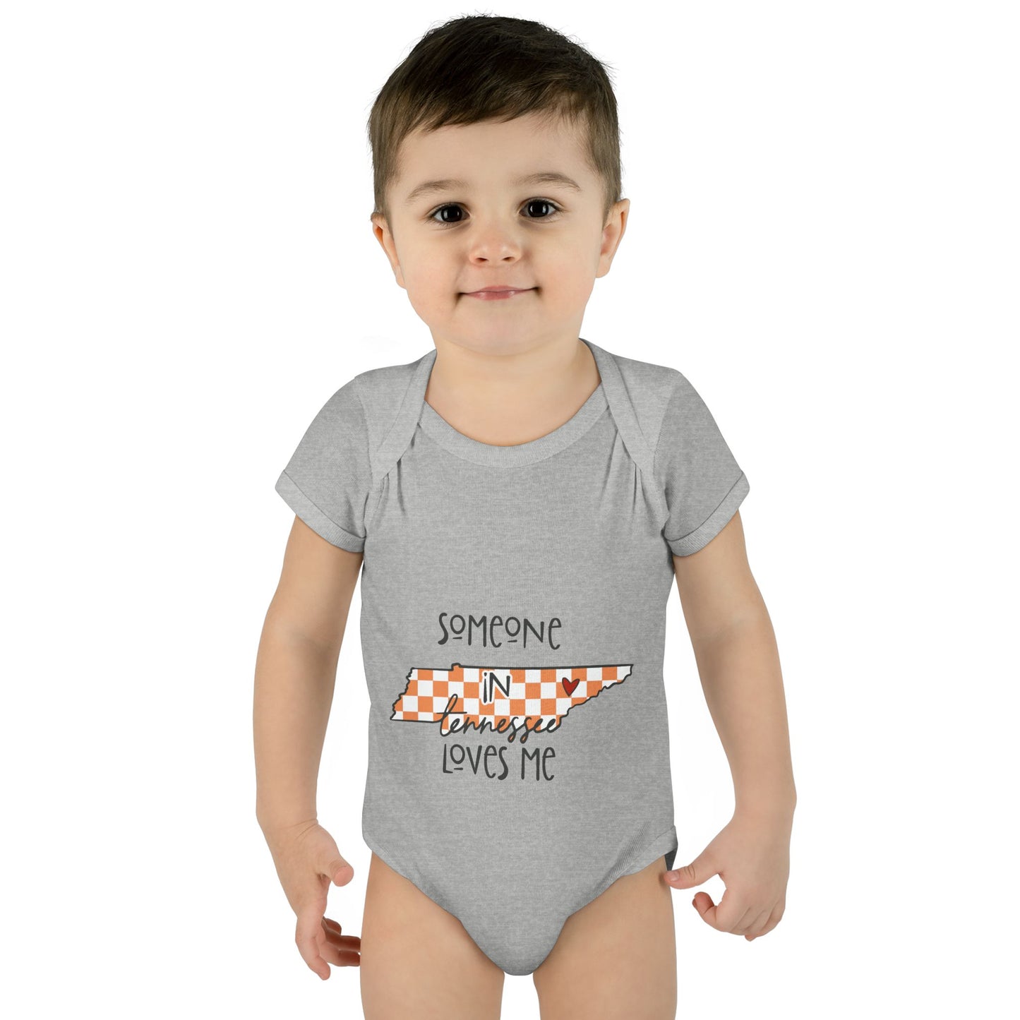 Tennessee Love Infant Bodysuit - Someone in Tennessee Loves Me - Cute Baby Outfit