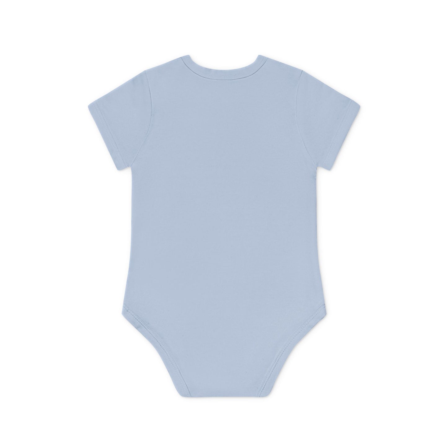 Cute UT Themed Cat Organic Baby Bodysuit - Short Sleeve, Perfect for Newborns