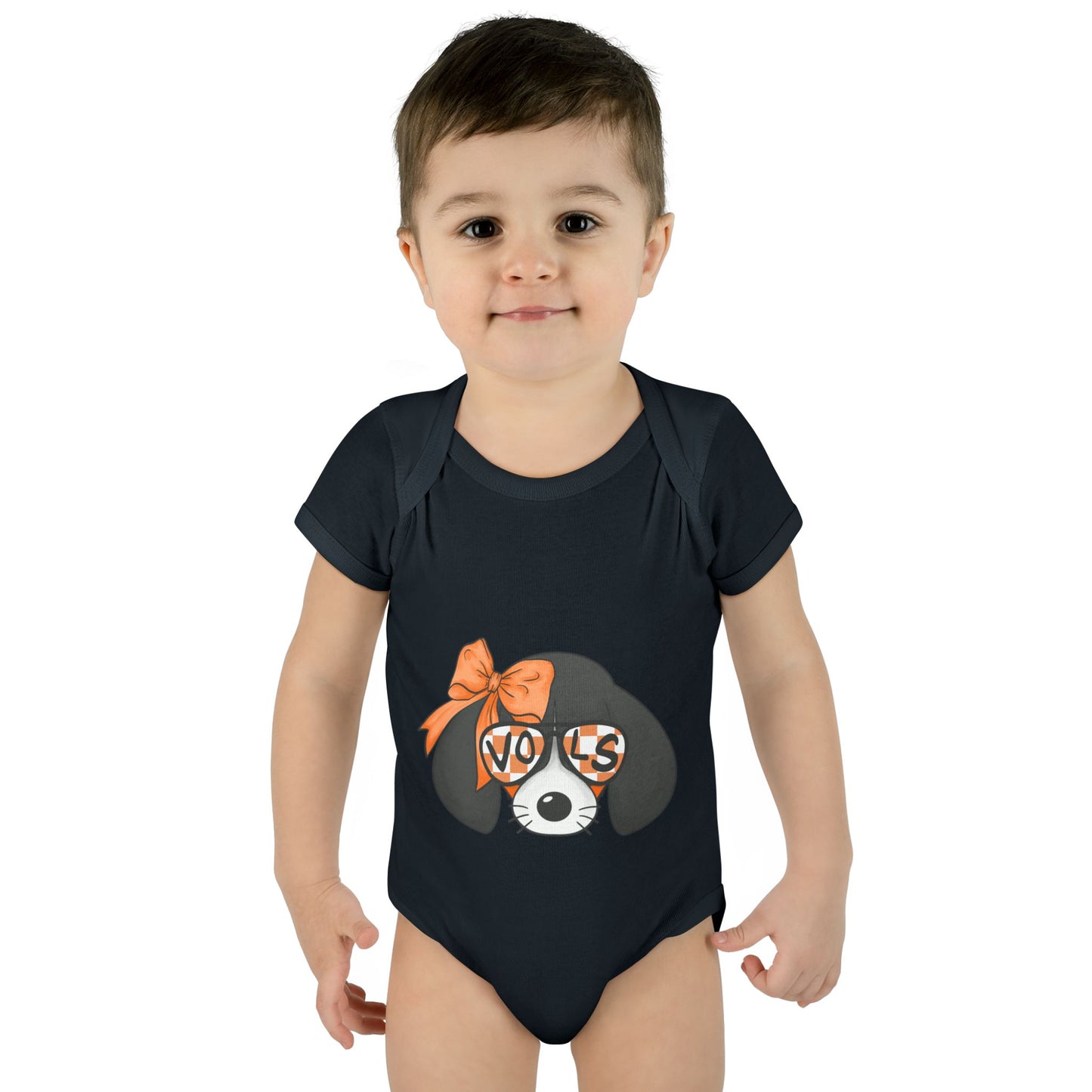 lil Smokey Girl-Themed Infant Bodysuit with 'VOL' Design - Perfect for Baby Showers and Celebrations