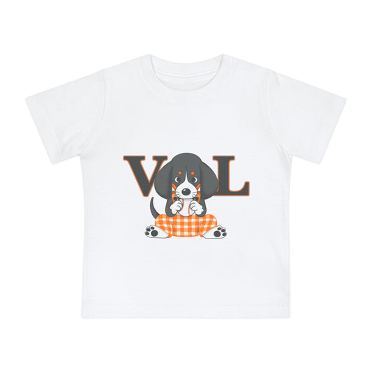 Cute Baseball lil Smokey V-O-L Baby Short Sleeve T-Shirt