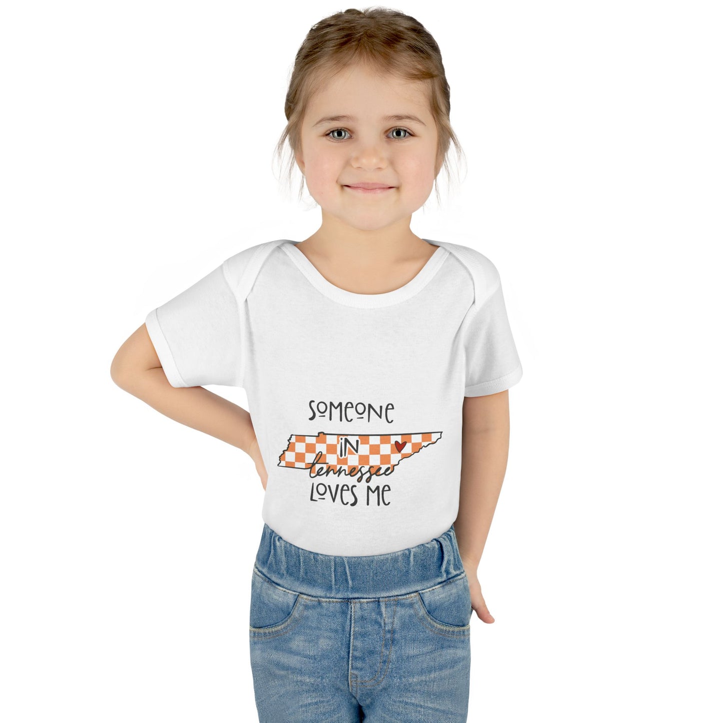 Tennessee Love Infant Bodysuit - Someone in Tennessee Loves Me - Cute Baby Outfit