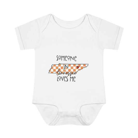 Tennessee Love Infant Bodysuit - Someone in Tennessee Loves Me - Cute Baby Outfit