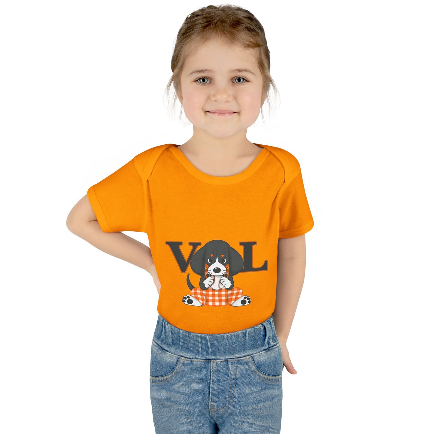 Cute lil Smokey Chewing BaseVol Infant Bodysuit - Perfect Baby Gift for Baseball Season