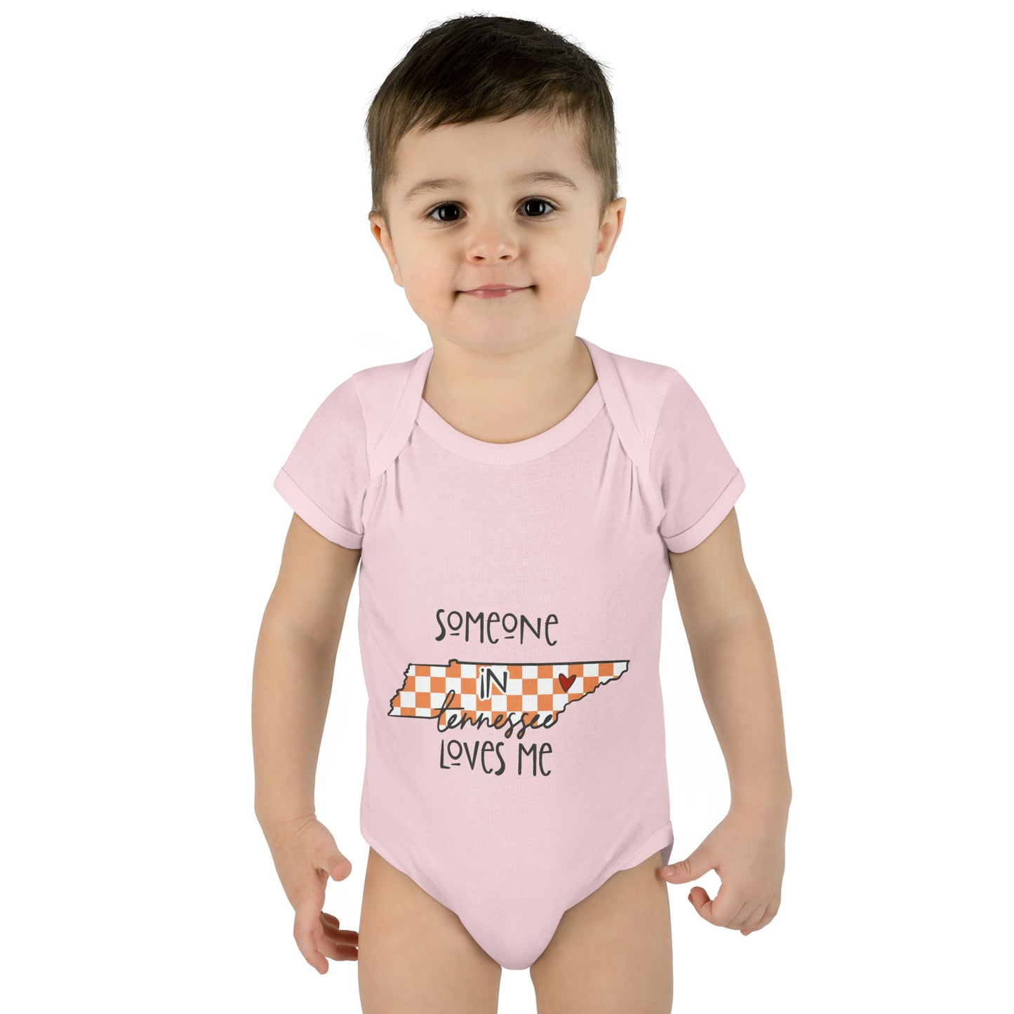 Tennessee Love Infant Bodysuit - Someone in Tennessee Loves Me - Cute Baby Outfit
