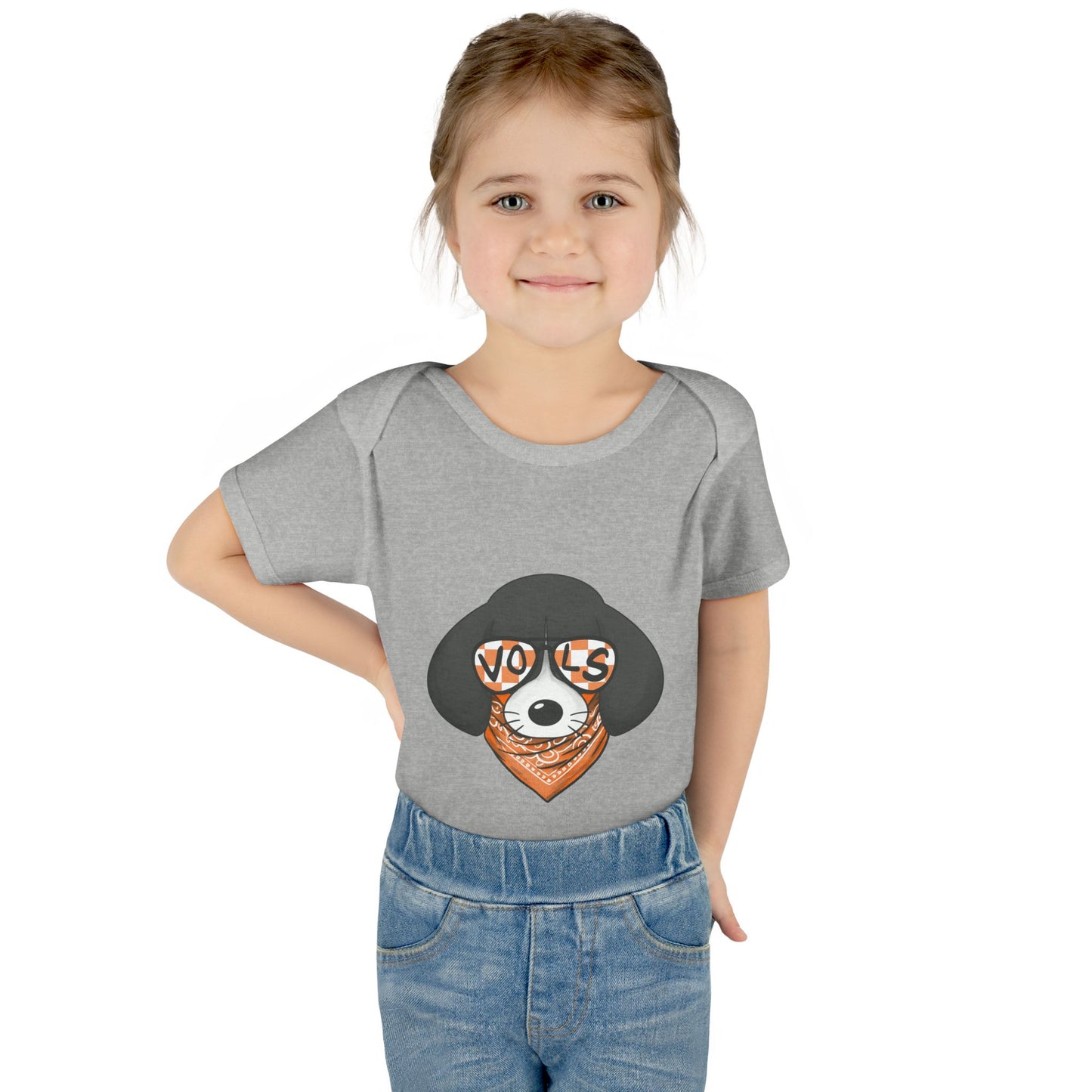 Cute Infant Bodysuit with lil Smokey Design
