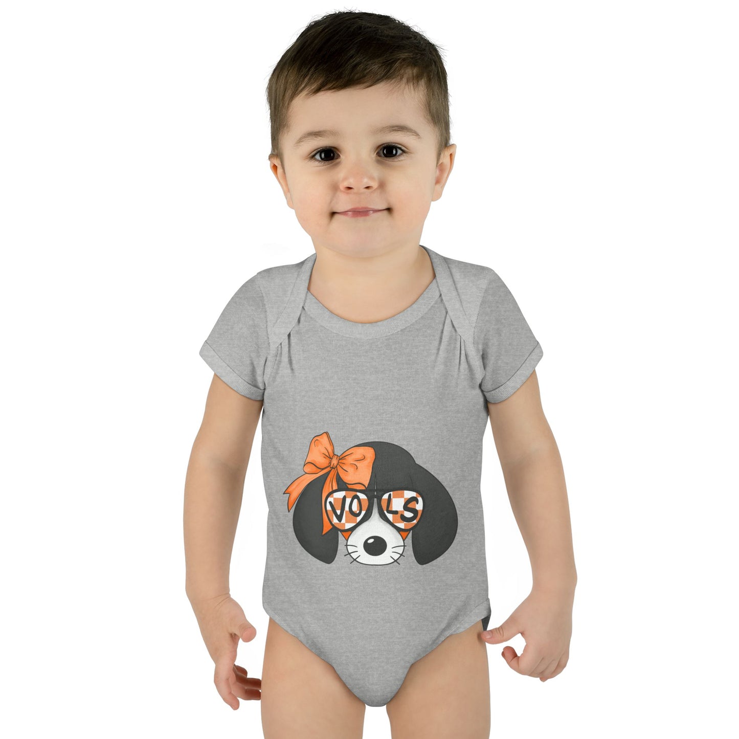lil Smokey Girl-Themed Infant Bodysuit with 'VOL' Design - Perfect for Baby Showers and Celebrations