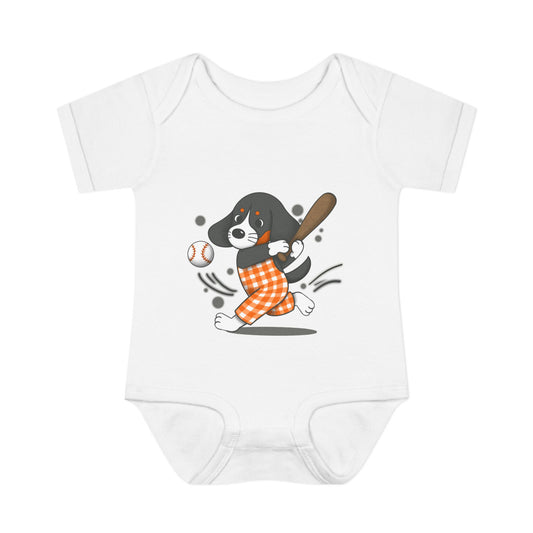 Cute lil Smokey BasebVol Infant Bodysuit - Perfect Baby Gift for Baseball Season