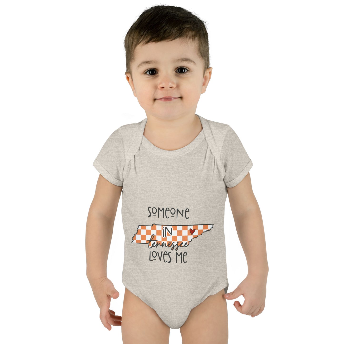 Tennessee Love Infant Bodysuit - Someone in Tennessee Loves Me - Cute Baby Outfit
