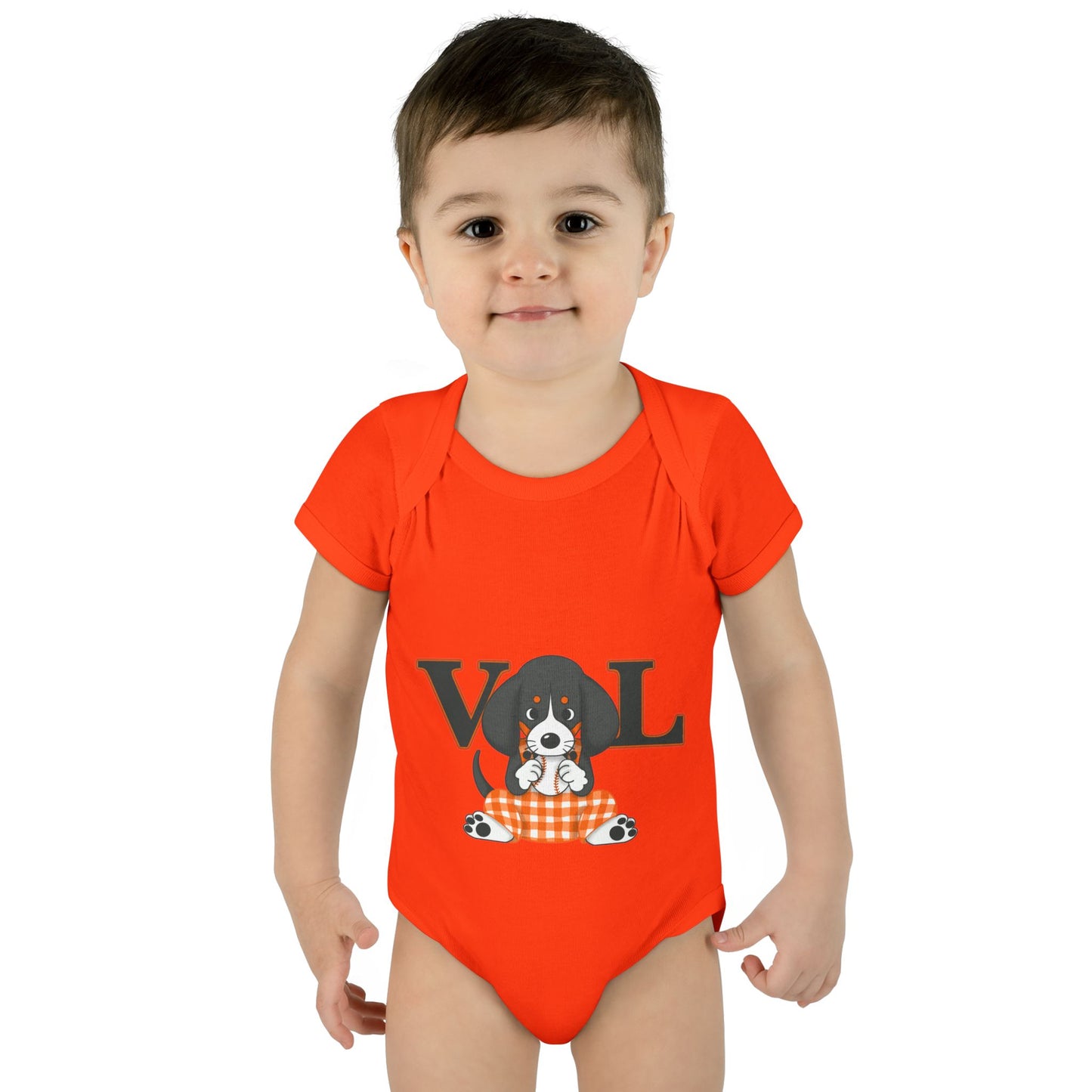 Cute lil Smokey Chewing BaseVol Infant Bodysuit - Perfect Baby Gift for Baseball Season