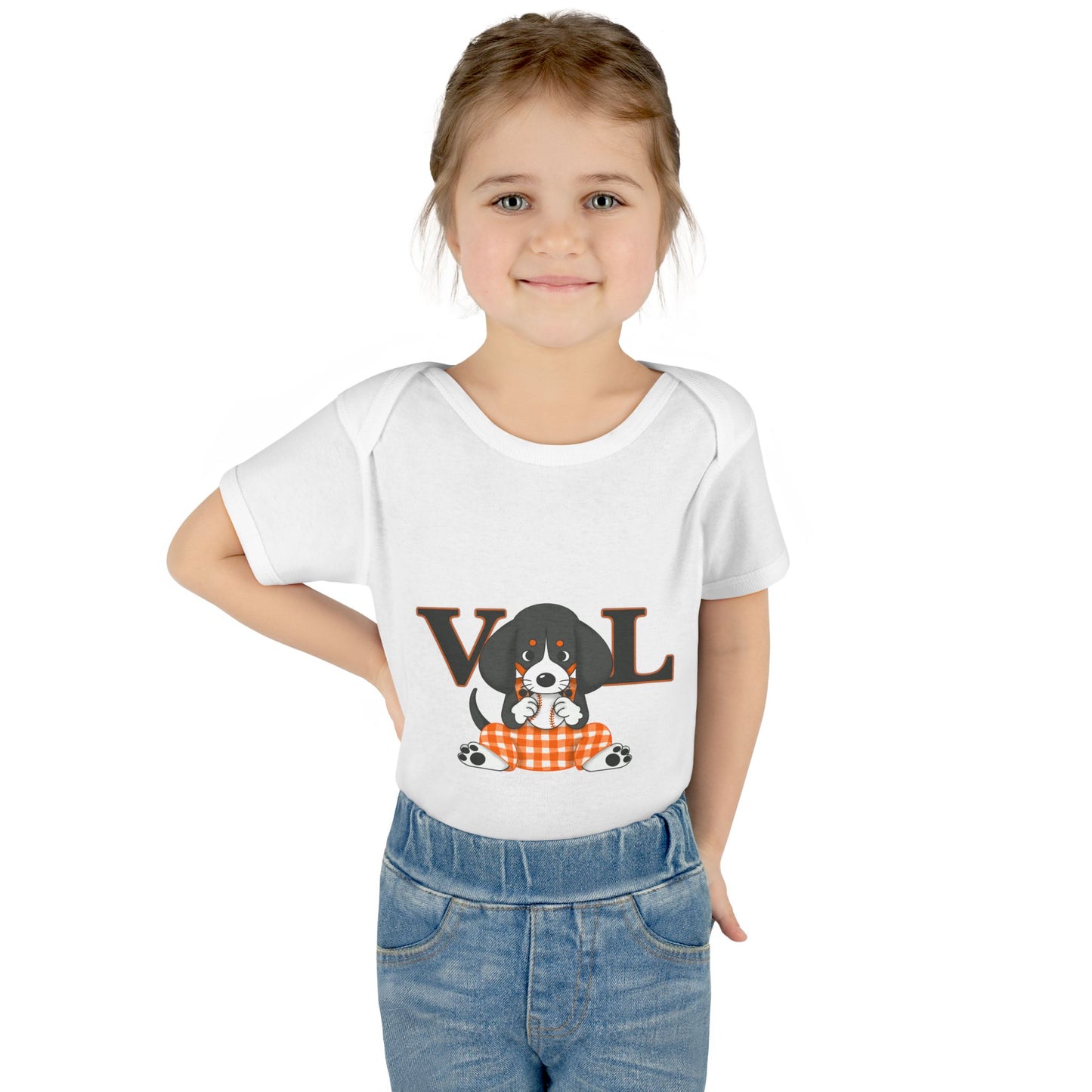 Cute lil Smokey Chewing BaseVol Infant Bodysuit - Perfect Baby Gift for Baseball Season