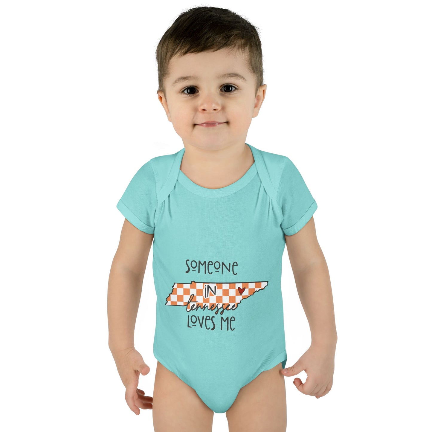 Tennessee Love Infant Bodysuit - Someone in Tennessee Loves Me - Cute Baby Outfit