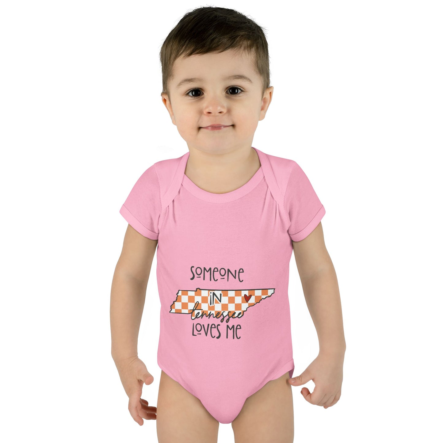 Tennessee Love Infant Bodysuit - Someone in Tennessee Loves Me - Cute Baby Outfit