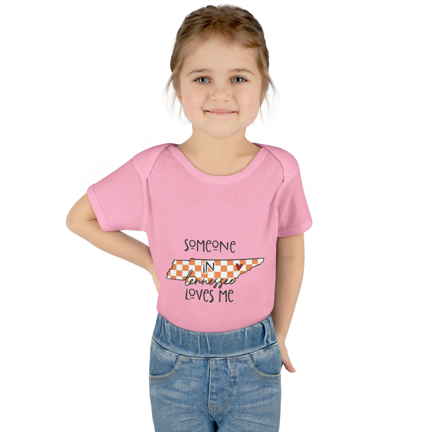 Tennessee Love Infant Bodysuit - Someone in Tennessee Loves Me - Cute Baby Outfit