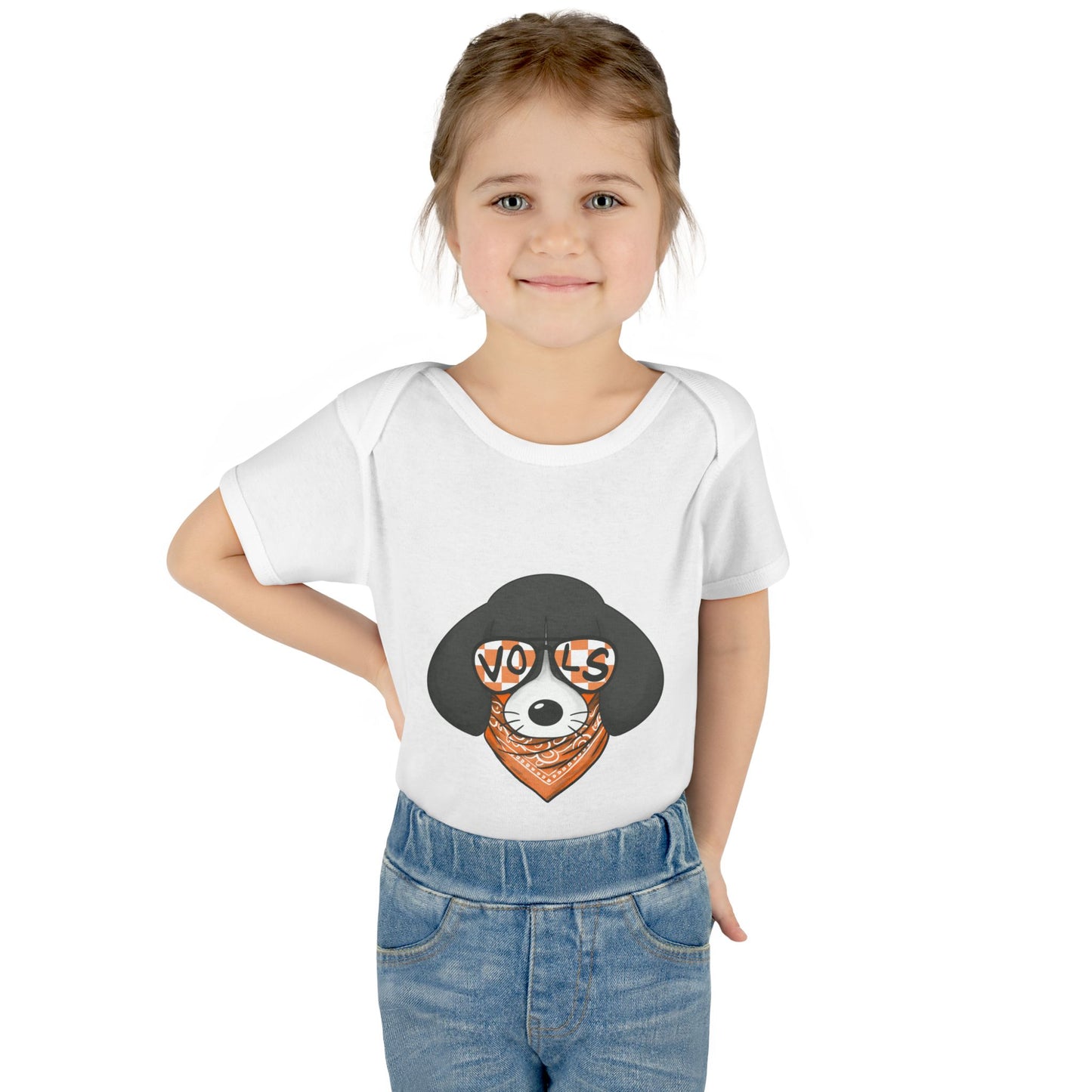 Cute Infant Bodysuit with lil Smokey Design