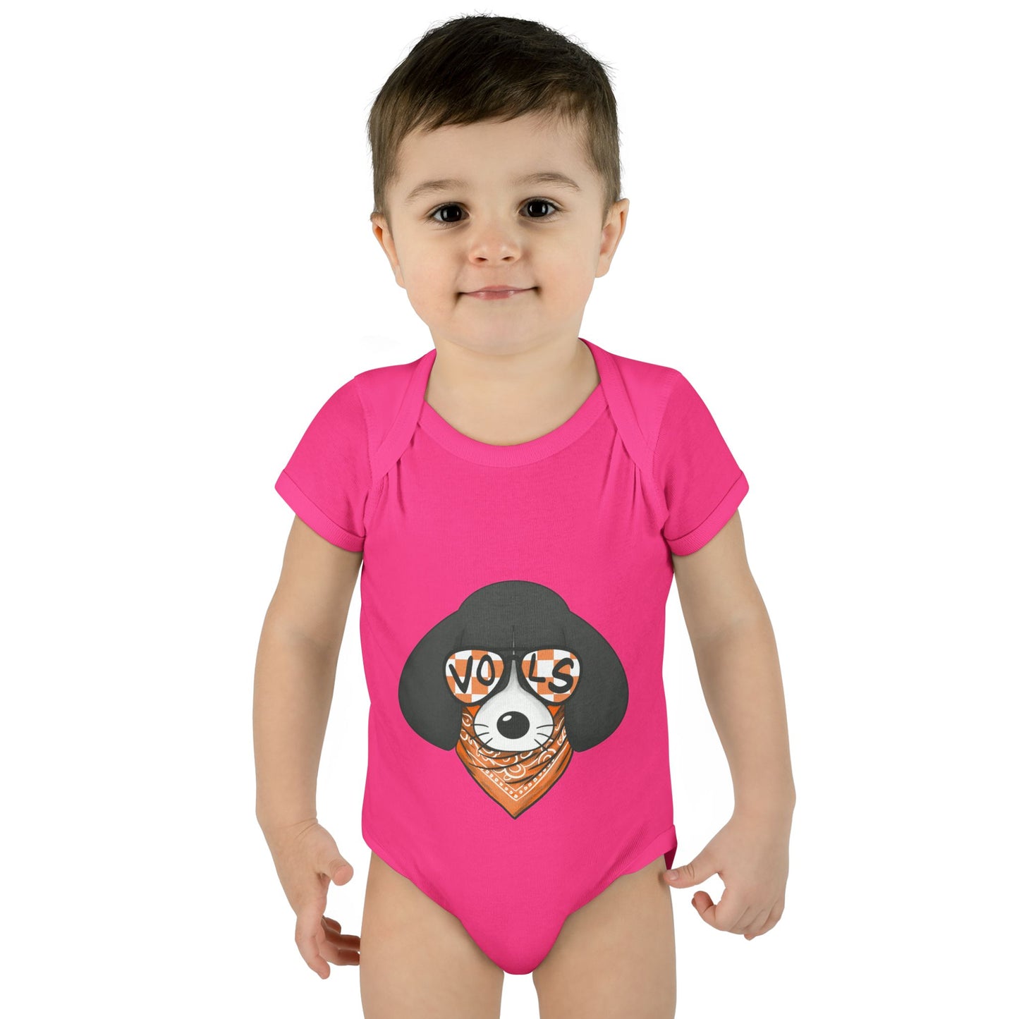 Cute Infant Bodysuit with lil Smokey Design