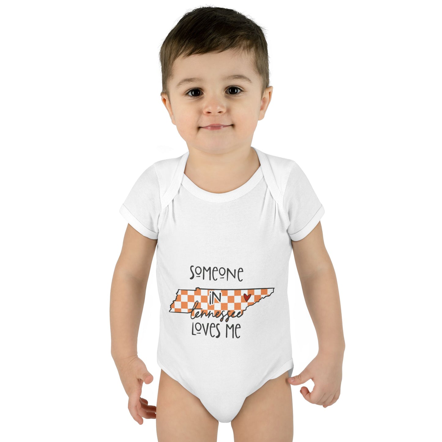 Tennessee Love Infant Bodysuit - Someone in Tennessee Loves Me - Cute Baby Outfit
