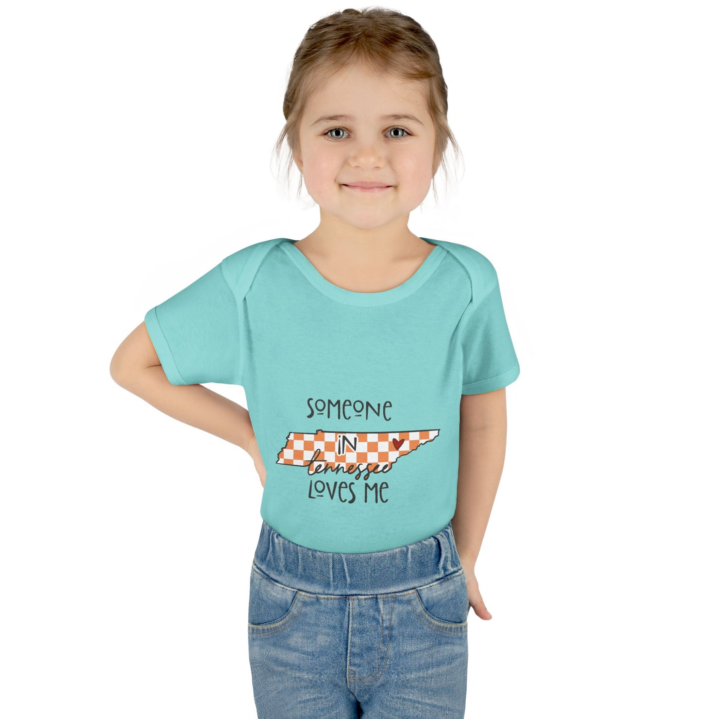 Tennessee Love Infant Bodysuit - Someone in Tennessee Loves Me - Cute Baby Outfit