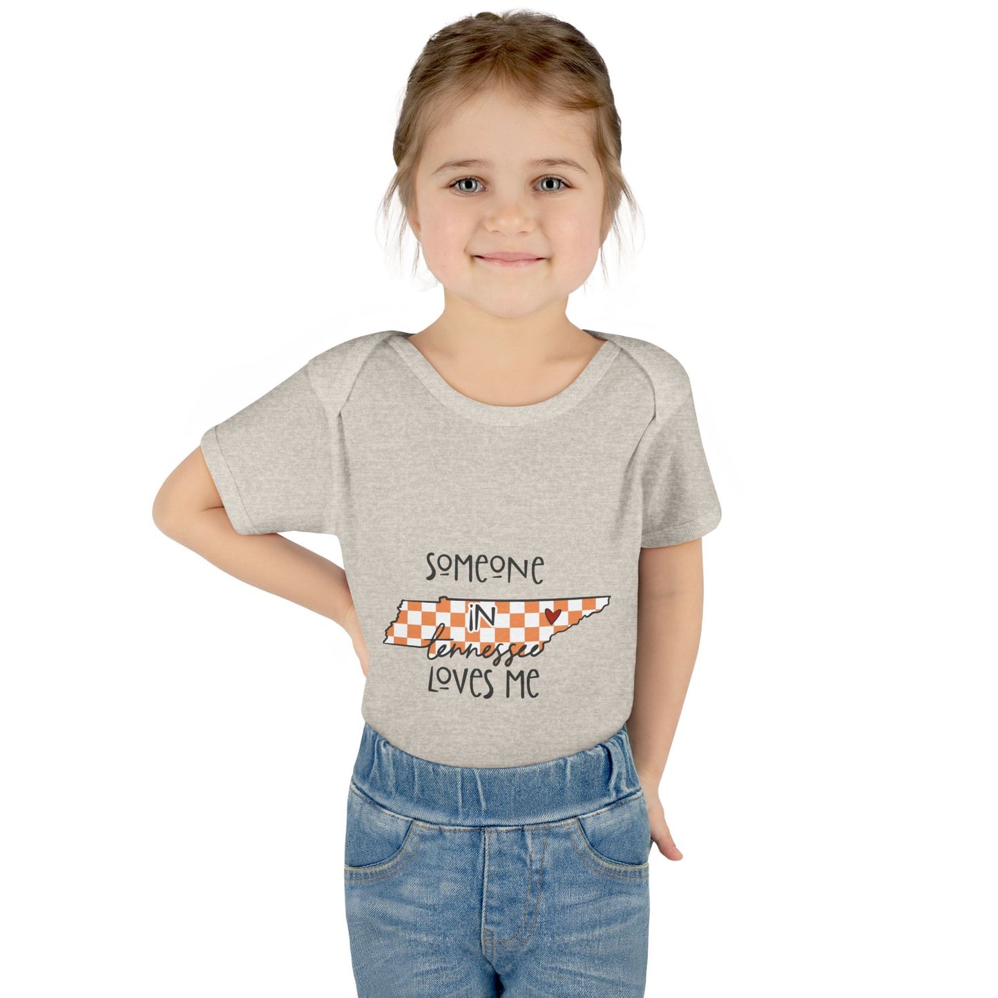 Tennessee Love Infant Bodysuit - Someone in Tennessee Loves Me - Cute Baby Outfit