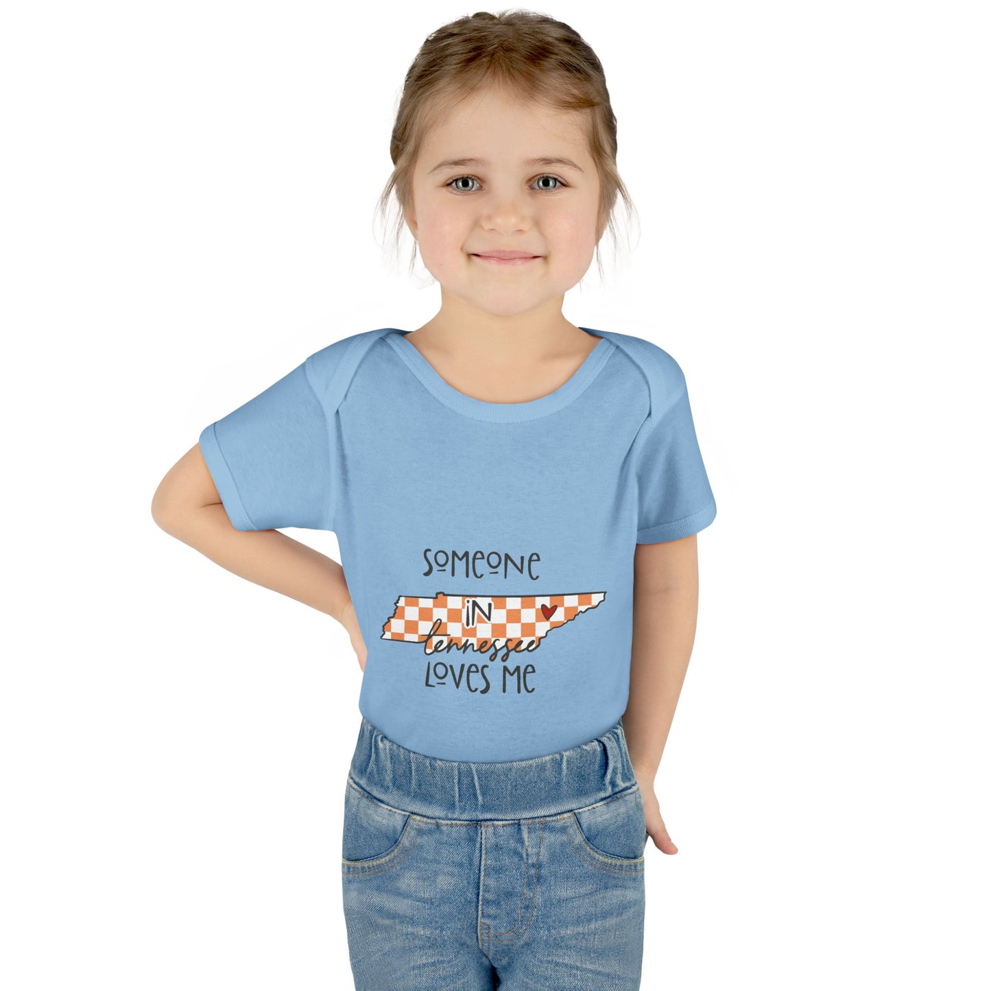 Tennessee Love Infant Bodysuit - Someone in Tennessee Loves Me - Cute Baby Outfit