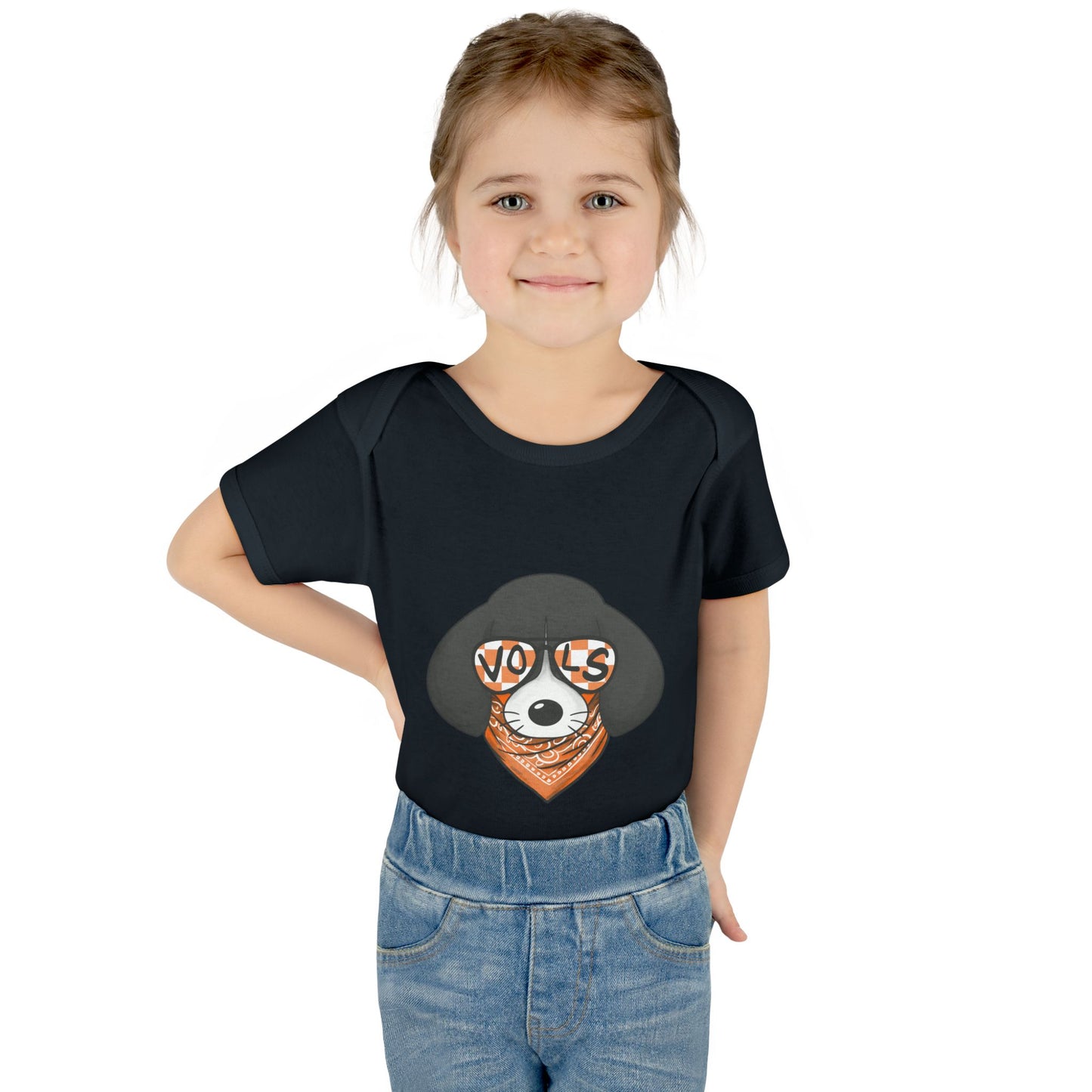 Cute Infant Bodysuit with lil Smokey Design