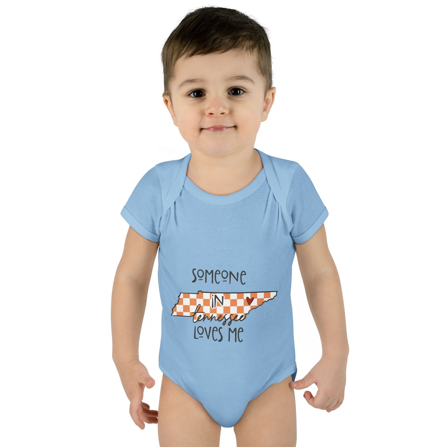 Tennessee Love Infant Bodysuit - Someone in Tennessee Loves Me - Cute Baby Outfit