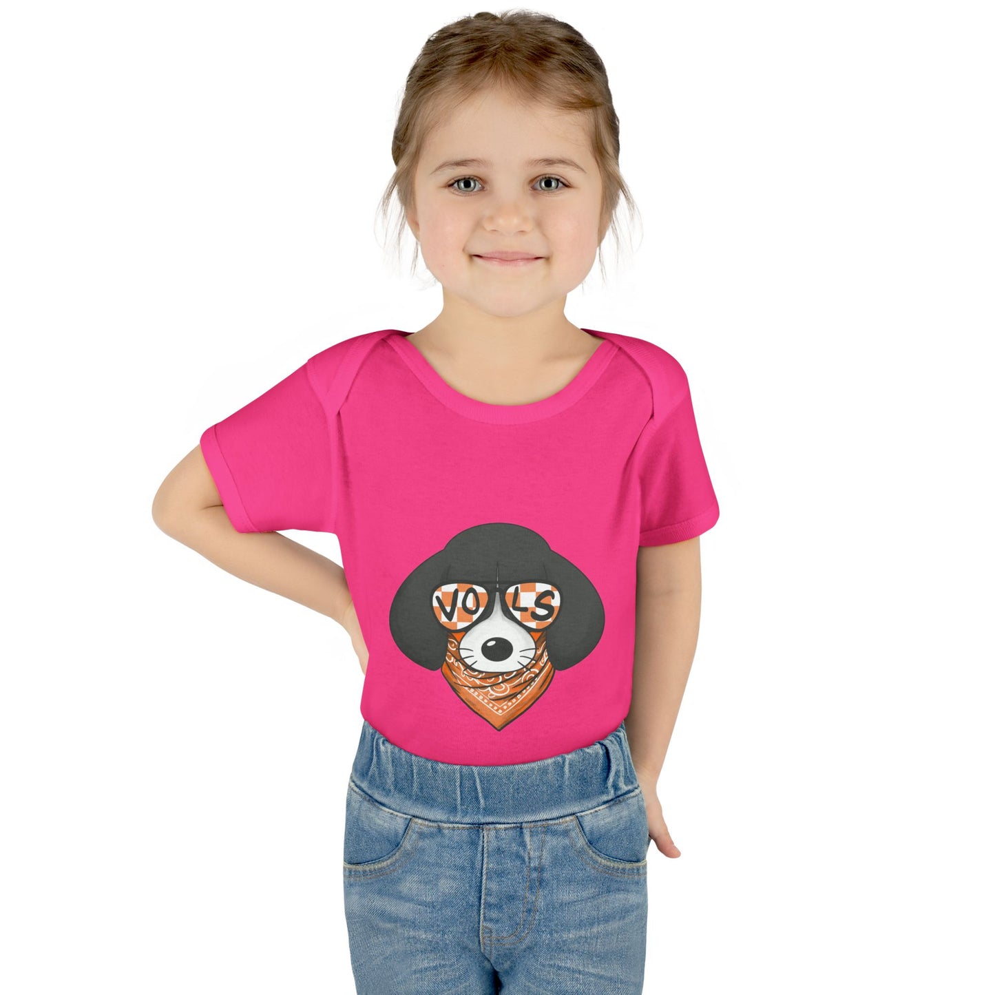 Cute Infant Bodysuit with lil Smokey Design
