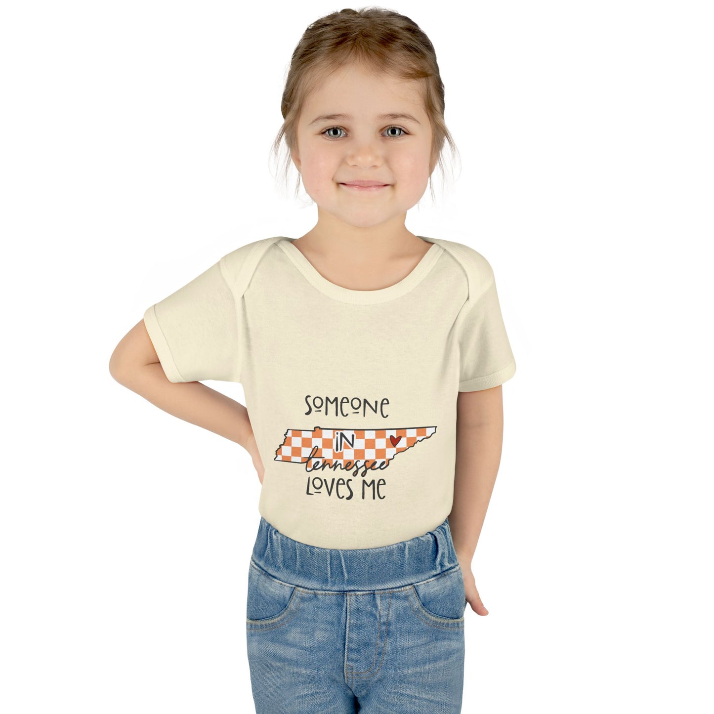 Tennessee Love Infant Bodysuit - Someone in Tennessee Loves Me - Cute Baby Outfit